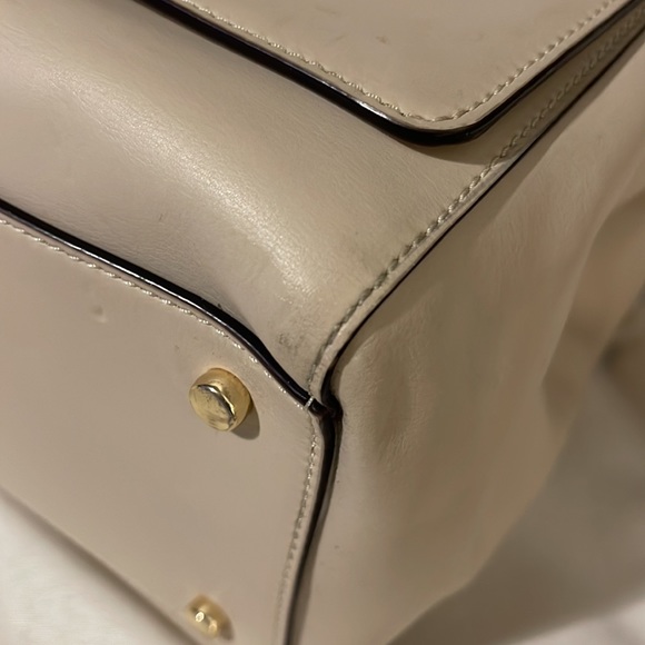 Kate Spade Laurel Magnolia Park Cream Satchel Crossbody Detachable Strap - Picture 14 of 16